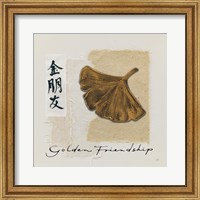 Bronze Leaf I Golden Friendship Fine Art Print