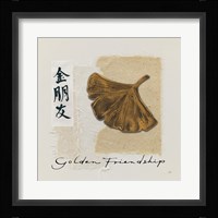 Bronze Leaf I Golden Friendship Fine Art Print