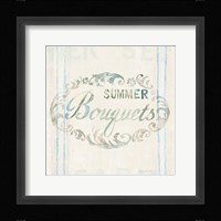 Floursack Florals X Framed Print