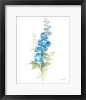 Floursack Florals on White VII Fine Art Print