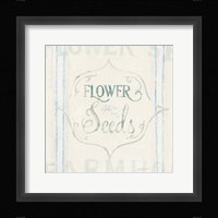 Floursack Florals IX Framed Print