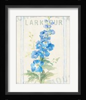 Floursack Florals VII Framed Print