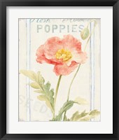 Floursack Florals IV Framed Print