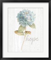 Garden Hydrangea on Wood Hope Fine Art Print