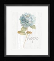 Garden Hydrangea on Wood Hope Fine Art Print