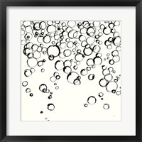 Bubbles III Framed Print