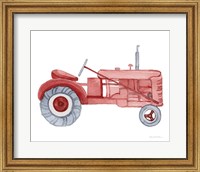 Life on the Farm Tractor Element Fine Art Print