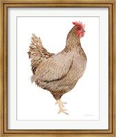 Life on the Farm Chicken Element III Fine Art Print