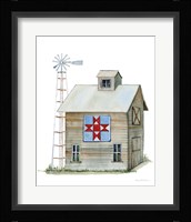 Life on the Farm Barn Element III Framed Print