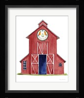Life on the Farm Barn Element II Framed Print