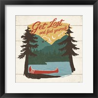 Vintage Lake V Framed Print