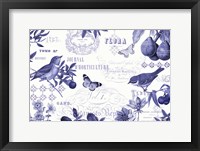 Botanical Blue I Framed Print