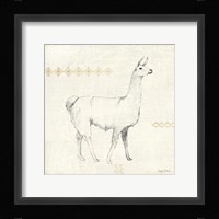 Llama Land VII Framed Print