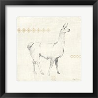Llama Land VII Framed Print