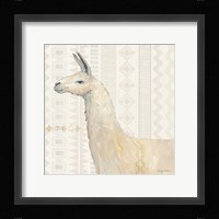Llama Land III Framed Print