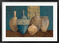 Aegean Vessels on Turquoise Fine Art Print