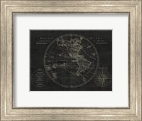 Mappemonde Etching v2 Fine Art Print