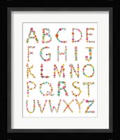 Floral Alphabet Fine Art Print