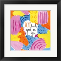 Abstract Affirmations IV Framed Print