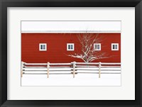 Red Bitterroot Barn Fine Art Print