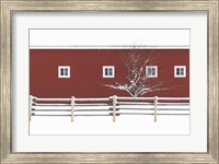 Red Bitterroot Barn Fine Art Print