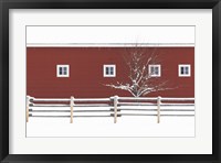 Red Bitterroot Barn Fine Art Print