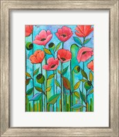 Coral Poppies Fine Art Print