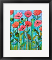 Coral Poppies Fine Art Print