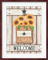 Sunflower Welcome Fine Art Print