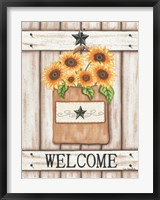 Sunflower Welcome Fine Art Print