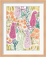 Hello Cheetah - Pink Fine Art Print