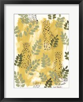 Hello Cheetah - Green Fine Art Print