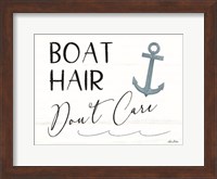 Boat Hair, Don't Care Fine Art Print