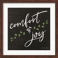 Comfort & Joy Chalkboard Fine Art Print