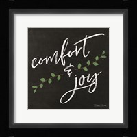 Comfort & Joy Chalkboard Fine Art Print