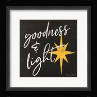 Goodness & Light Chalkboard Fine Art Print