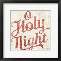 O Holy Night Framed Print