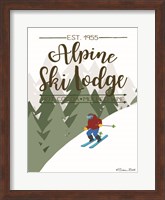 Alpine Ski Lodge Fine Art Print