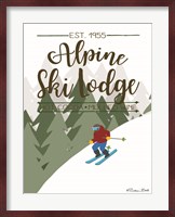 Alpine Ski Lodge Fine Art Print
