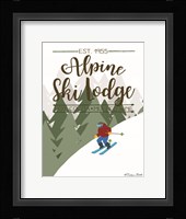 Alpine Ski Lodge Fine Art Print