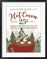 Hot Cocoa Served Daily Fine Art Print