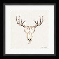 Boho Steer Head I Fine Art Print