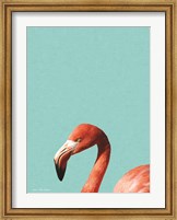 Blue Flamingo Fine Art Print