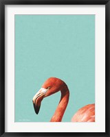 Blue Flamingo Fine Art Print