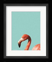 Blue Flamingo Fine Art Print