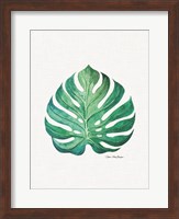 Watercolor Monstera Leaf Fine Art Print