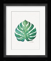 Watercolor Monstera Leaf Fine Art Print