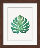 Watercolor Monstera Leaf Fine Art Print