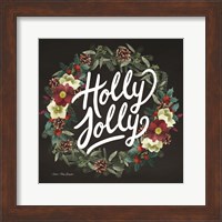 Holly Jolly Wreath Fine Art Print