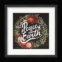 Peace on Earth Wreath Fine Art Print